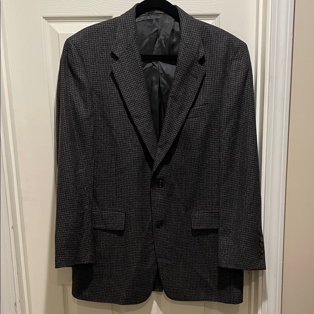 Hart Schaffner & Marx wool puppy tooth blazer